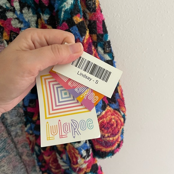 NWT LuLaRoe Lindsay cardigan Sweater, size S - Picture 3 of 6